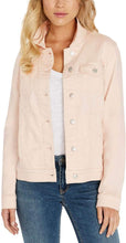 Load image into Gallery viewer, Buffalo David Bitton Womens Knit Denim Jacket (Light Pink, Small)
