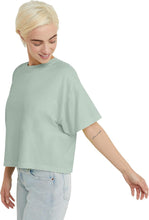 Load image into Gallery viewer, Hanes Originals Garment Washed T-Shirt, Crewneck Crop Tees for Women
