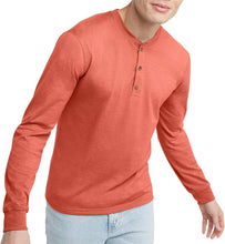 Load image into Gallery viewer, Hanes Originals Men&#39;s Henley T-Shirt, Long Sleeve Cotton Henley Tees for Men
