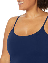 Load image into Gallery viewer, Hanes Women&#39;s Cami with Built-in Shelf Bra, Stretch Cotton Camisole, Adjustable Straps
