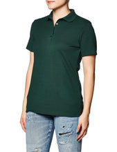 Load image into Gallery viewer, Hanes Short Sleeve Pique Shirt, Four-Button Midweight Polo for Women
