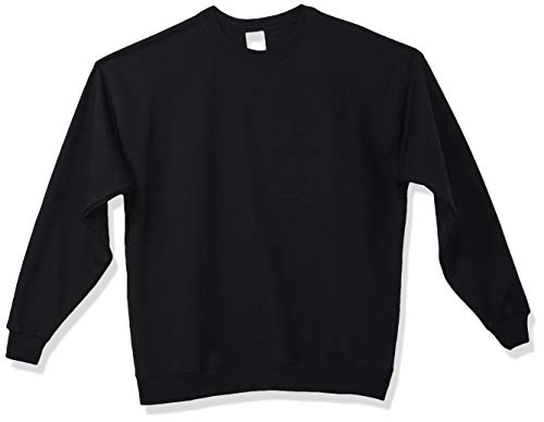 Hanes Men's EcoSmart Sweatshirt, Black, Small