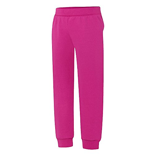 Hanes Girls' Jogger Sweatpants, Amaranth, XS