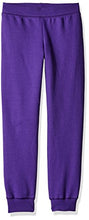 Load image into Gallery viewer, Hanes Girls&#39; ComfortSoft EcoSmart Jogger Pants, Purple Thora, Large
