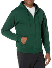 Load image into Gallery viewer, Hanes Men&#39;s Full-Zip Eco-Smart Hoodie, Deep Forest, Large
