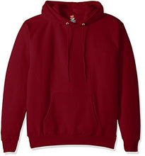 Load image into Gallery viewer, Hanes Men&#39;s Pullover EcoSmart Hooded Sweatshirt, maroon, Large
