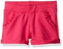 Load image into Gallery viewer, Hanes Little Girls&#39; Ruffle Pocket Short, Process Blue, X-Small
