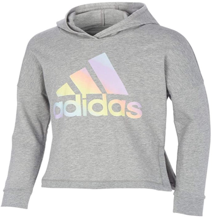 adidas Big Girl's Badge of Sport Lightweight Hoodie