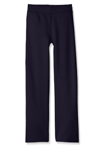 Hanes ComfortSoft EcoSmart Girls' Open Bottom Leg Sweatpants Navy